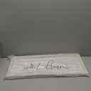 Sweet Dream Wall Decor Above Bed: 24 x 10 Inch Large Wooden Framed Wall Decor with Text, Horizontal Wood Frame Wall Art for Living Room, Entryway, Farmhouse Style Home Sign, White Frame, 24, Sweet Dreams