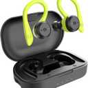 Bluetooth Headphones Wireless Earbuds 40+ Hrs Playtime Clear Sound Quality IPX7 Waterproof Built-in Mic in/Over-Ear Earphones Bluetooth Earbud 5.3 Perfect for Sports and Daily Use Green