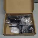 3-Pack Heavy Duty Slide Bolt Gate Latches with Padlock Hole  Rustproof Iron Sliding Locks for Wooden Fence, Shed Door, Barn & Outdoor Gates (Black, 6.4 x 2.3)