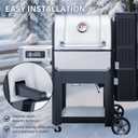 Grill Thermal Insulated Blanket for Masterbuilt Gravity Series 800 Charcoal Grill, fits MB20040221 Gravity Series Grill Smoker Insulation Blanket for Winter Cooking