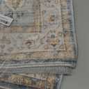 Washable Hallway Runner Rug 2x3: Non Slip Runner Rugs with Rubber Backing Soft Kitchen Rug Farmhouse Distressed Carpet Runner for Living Room Bedroom Bathroom (Blue, 2X3)