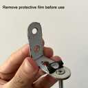 8PCS L Corner Bracket 40MM x 40MM Angle Bracket Double Holes Brackets for Wood with 32 Screws Metal Corner Brace