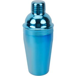 Cocktail Shaker, 24oz Martini Drink Shaker With Built-In Strainer, 304 Stainless Steel Bartender Bar Tools for Bartending, Margarita Mixer, Blue