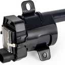 ENA 1 Round Ignition Coil Pack V8 5.3 6.0 Compatible with GMC Chevy Silverado 1500 2500 Tahoe Suburban Express Sierra Yukon Savana Escalade 2000 2001 2002 2003 2004 2005 2006 Replaces# UF262 D585