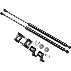 TSUBASA Lift Supports for Toyota bB XP30 for Scion xB XP30 2000-2005 Front Bonnet Hood Modify Carbon Fiber Gas Charged Shock Dampers Spring Struts Bar (2 PCS) (Normal Black)