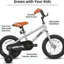 JOYSTAR Kids Bike for Ages 2-12 Years Old Boys Girls, 12-20 Inch BMX Style Kid's Bikes with Training Wheels, Children Bicycle for Kids and Toddler, Multiple Colors, 16 Inch with Training Wheels