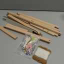 Weaving Loom Kit,Wooden Multi-Craft Weaving Loom Tapestry Loom Large Frame 9.85x 15.5inch,DIY Hand-Knitting Weaving Machine with Loom Stick Bar for Kids, Adult and Beginners Handcraft Loom