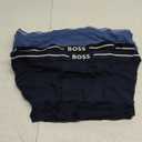 BOSS mens 3 Pack Bold Logo Cotton Stretch Trunks (XX-Large, Electric Blue/Deep Navy)