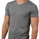 32 Degrees Men's Cool Classic Vneck T-Shirt | Anti-Odor | 4-Way Stretch | Moisture Wicking (X-Large)