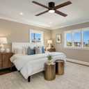 Coolwind 52 Inch Walnut Solid Wood Flush Mount Ceiling Fan with Light, Medium