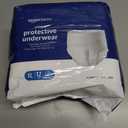 Amazon Basics Unisex Protective Underwear, Overnight Absorbency, Extra Large, 12 Count, (1 Pack of 12)