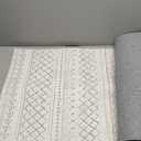 Runner Rug 2x7 Boho Geometric Area Rugs: Washable Kitchen Rug, Soft Non Slip Moroccan Long Hallway Rugs for Bedroom Bathroom Laundry Entryway Staircase Foyer(Dark Grey,2X7)