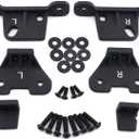 Hard Top Mounting Bracket kit for 2018 2019 2020 2021 2022 2023 2024 Wrangler JL and Gladiator JT, Black Aluminum