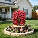 Fake Bougainvillea Artificial Hanging Flowers, 2 PCS Outdoor Faux Plants UV Resistant Realistic Silk Long Trailing Vines for Door Porch Outside Planter Urn Patio Garden Yard Decc,Hot Pink
