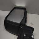 For Chevrolet Silverado 2019-2024 Door Mirror with Textured Black Cover Power Heated Manual Folding with Turn Signal Light Puddle Light Blind Spot Glass and Temp Sensor 10P Passenger Side RH