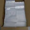 Spartan Industrial - 4 X 8 (1000 Count) 2 Mil Clear Reclosable Zip Plastic Poly Bags with Resealable Lock Seal Zipper