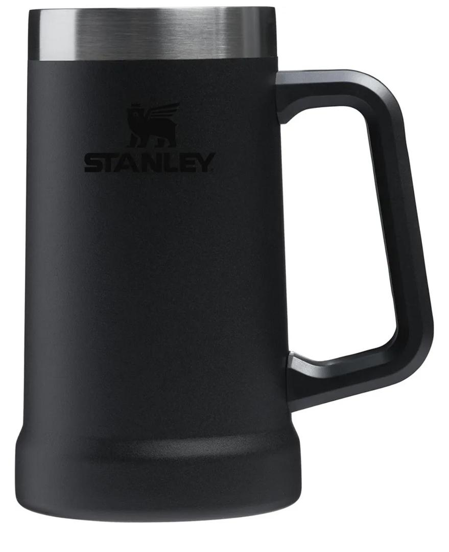 Stanley Stay-Chill Beer Stein 24 oz | Heavy Duty Big Grip Handle | Beer Tumbler Drink Cup, Holds 2 Cans | Insulated Stainless Steel Party Mug | BPA-Free