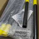 Lawn Leveling Rake,Folding 30x10 Inch Ground Plate,56 Inch Adjustable Long Handle Yard Level Tool with Curved Edge,Heavy Duty Landscaping Lawn Leveler for Grass, Golf Field, Soil Sand Dirt Spreader