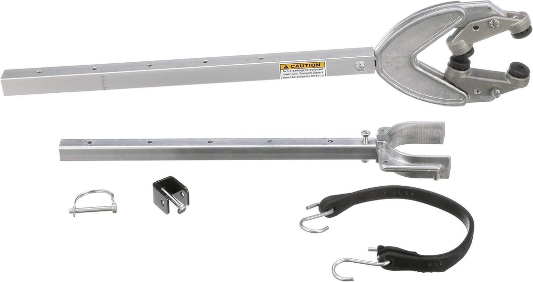 Attwood Heavy Duty Transom Saver, Adjustable from 24 to 36 Inches, Heavy Duty Head, Roller and Trailer Mounts, SP-4000-ADJ-RB