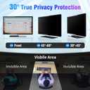 27 Inch Computer Privacy Screen Filter for 16:9 Aspect Ratio Widescreen Monitor Removable Computer Monitor Privacy Shield - Eye Protection Anti Glare Blue Light Filter