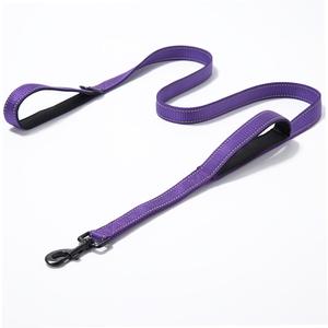 Heavy Duty Dog Leash - 2 Handles by Padded Traffic Handle for Extra Control, 6foot Long - Perfect for Medium to Large Dogs (Purple, 6 ft) Heavy Duty Dog Leash - 2 Handles by Padded Traffic Handle for Extra Control, 6foot Long - Perfect for Medium to Large Dogs (Purple, 6 ft)