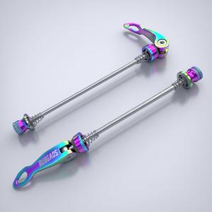 Bike Quick Release Skewer Front & Rear Wheel Axle for Mountain Bike/Road Bike/Bicycle/MTB Wheel HubColorful a Pair