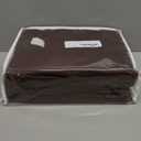 True Luxury 1000-Thread-Count 100% Egyptian Cotton Bed Sheets, 4-Pc Queen Dark Brown Sheet Set, Single Ply Long-Staple Yarns, Sateen Weave, Fits Mattress Upto 18'' Deep Pocket