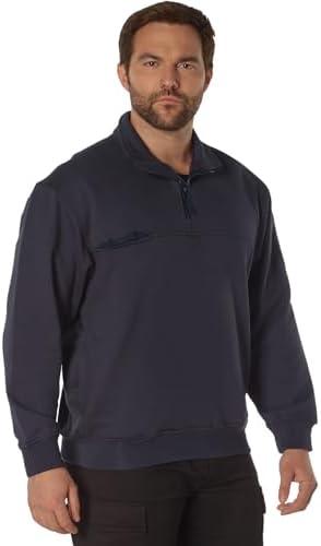 Rothco Men's Rothco 7651: Firefighter/EMS Quarter Zip Job Shirt Medium