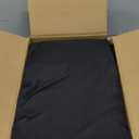 HolidayIdeas Fitted Black Tablecloths - 72 x 30 Inch - 2 Pack Rectangle Table Clothes for 6 Foot Tables, Polyester Fabric Table Cover for Trade Show, Craft Show, Parties, Birthday, Wedding