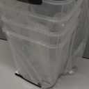 Large Thicker Food Storage Containers with Lids Airtight 5.3L/179Oz, 4pcs Plastic Pantry Storage Container for Dry Food/Flour/Sugar/Pasta/Cereal/Baking Supplies, Canister for Kitchen Organization