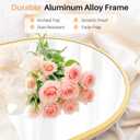 Atilioo Bathroom Mirror for Wall, 38x26 Inch Arched Mirror, Matte Gold Metal Framed Bathroom Vanity Mirrors for Restroom Farmhouse, Anti-Rust, Tempered Glass, Hanging or Leaning