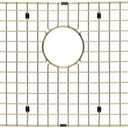 Starstar Sinks Protector Matte Gold 304 Stainless Steel Kitchen Bottom Protector Grid, Rack For The Sink 26" x 14.375"