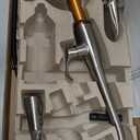 KOHLER 596-VS Simplice Kitchen Sink Faucets with Pull Down Sprayer, 3-Spray Design, Vibrant Stainless Kitchen Faucets, High Arch