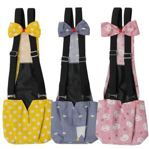 BestParts 3pcs Adjustable Cloth Diaper Wearable Poultry Waterproof Reusable Diapers for Farm Pet Goose/Duck/Chicken Sliding Version (Yellow+Gray+Pink, L(4.37-11pounds))