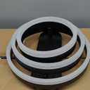 Black Ceiling Fans with Lights and Remote, 72 Inch Indoor/Outdoor Large Modern Ceiling Fan for Living Room Kitchen, Dimmable, 6 Speed Reversible DC Motor, Dual Finish