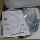 LENIVER 35.5" Ceiling Fan with Lights Remote Control, Modern Low Profile Flush Mount Ceiling Fan with Lights, Dimmable Ceiling Fans 3 Color 6 Speed for Bedroom Living Dining Room Kitchen - White