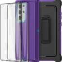 AICase Belt-Clip Holster Case for Galaxy S22 Ultra with Screen Protector,Heavy Duty Drop Protection Full Body Rugged Shockproof/DustProof Military Grade Tough Durable for Samsung Galaxy S22 Ultra_1