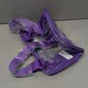 Clear Backpack for Stadium Events Clear Backpack 12x12x6 with Front Pocket for Concert Sport Events Work Travel (Purple)