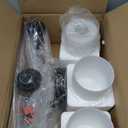 Zarbitta 3-Light Bathroom Light Fixtures, Black Modern Vanity Lights with Milky White Frosted Glass Shades, Bathroom Wall Lamp for Mirror Kitchen Living Room Hallway Cabinet Porch