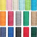 16 Rolls Colorful Jute Twine 2 mm x 875 Yards Colorful String Christmas Wrapping for DIY 3 Ply Twine String for Crafts Artworks and Embellishments Gift Wrapping Plant Hanging Christmas Tree Decoration
