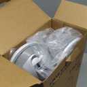 LEVERLOC Shower Grab Bars 2 Pack, Suction Grab Bar Easy to Install Shower Handle for Bathroom Removable Handrails for Seniors Elderly Heavy Duty Safety Grip Waterproof Drill Free, Silver