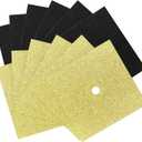 12 Sheets Glitter Cardstock Paper for Graduation Cap Decorations Kit with Graduation Cap Decorations for Class of 2026 Students DIY Projects and 3 Pcs Gemstone Border Stickers for Grad Parties