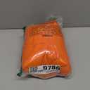 Lelepet Reversible Dog Coat Waterproof Dog Jacket Windproof Puffer Vest for Winter Warm Lightweight Coats for Large Dogs Adjustbale Hook & Loop Pet Apparel with Leash Hole, Pitbull, Orange, XL