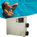 Pool Heater-15KW 220V Upgrade Thermostat Electric Swimming Pool Heater,Digital Touch Display Energy Efficient Pool Water Heater for Spas, Bathtubs and Above Ground in-Ground Pools. (220V 15KW)