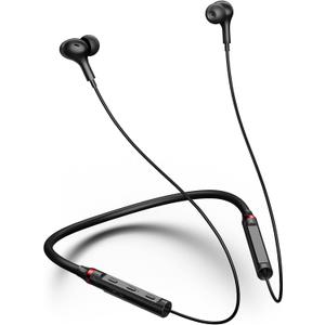 Neckband Bluetooth Headphones Wireless Earbuds for Samsung S25 Ultra S24 S23 FE S22 A53 A25, Sport Headphones HiFi Stereo Surround Sound Ear Buds for iPhone 17 Air 16 15 14 Pro Max 13 Plus/Pixel 10 9 (Black)