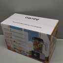 Aeitto Blenders for Kitchen with 68Oz. Large Capacity, 1800W Max Power Smoothie Blender, 3 Preset Programs & 7 Speeds, Professional Countertop Blender for Smoothies, Ice Crush, Generation2 Silver (Black)