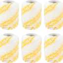 uxcell Paint Roller Cover 4 Inch x 3/4" Nap Mini Acrylic Fibers Brush for Household Wall Painting Treatment 6Pcs