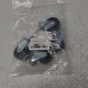 2 Inch Caster Wheels for Wire Shelving, 1/4 Inch Threaded Stem, Set of 4 - Heavy Duty Rubber Industrial Replacement Wheels