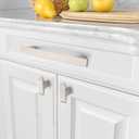 Amerdeco 10 Pack Brushed Satin Nickel Cabinet Pulls 5 Inch(128MM) Hole Centers Kitchen Cabinet Handles Hardware Kitchen Handles for Cabinets Cupboard Handles Drawer Pulls ZH0028
