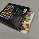 Dual Tip Acrylic Paint Markers-36Colors Acrylic Paint Pens For Rock Painting Wood Canvas Plastic Metal And Stone, Acrylic Dot Markers Pen For DIY Crafts Making Art Supplies Colouring